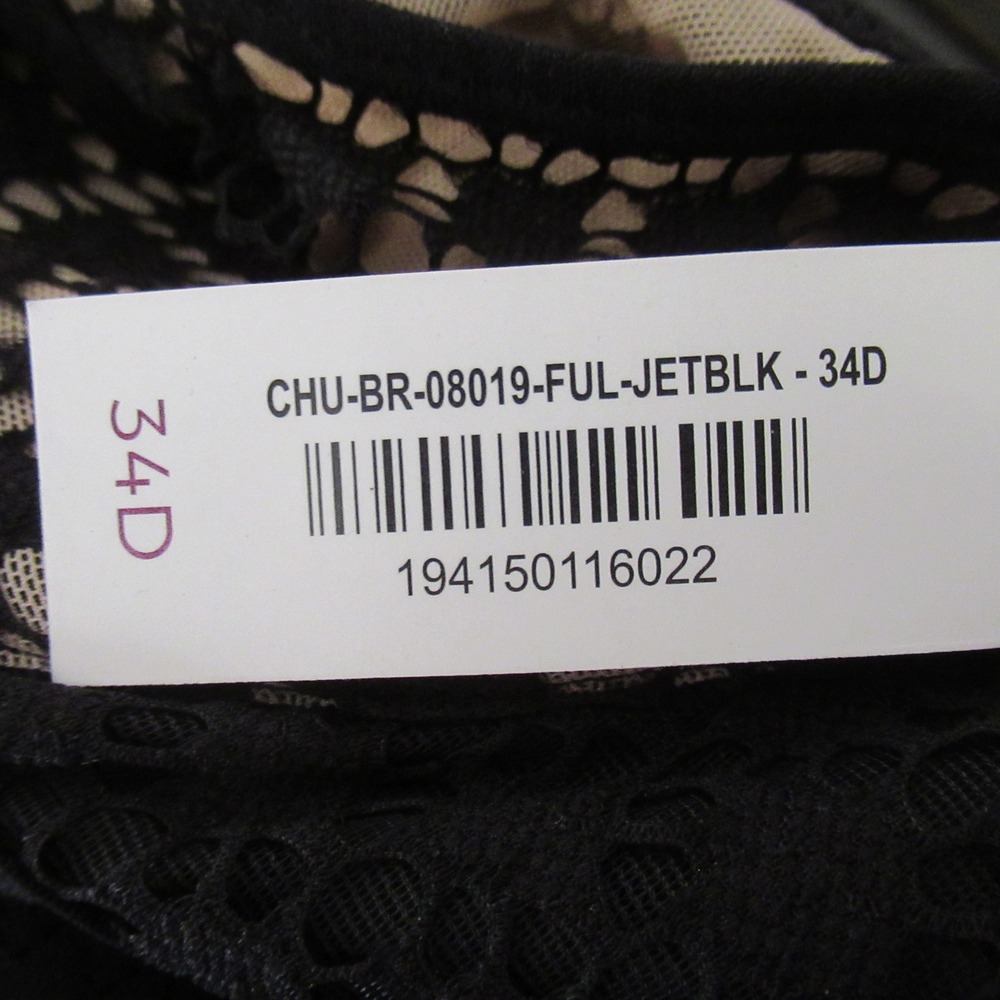 New Adore Me Bra 34D Black Tatum Full Coverage Underwire Back Closure - Picture 8 of 8